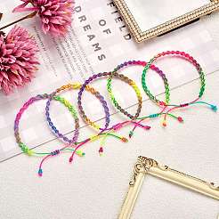 Braided Nylon Thread Cord Bracelets&nbsp;BJEW-SW00049-02