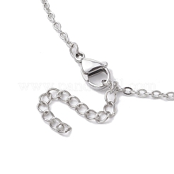 Non-Tarnish Stainless Steel Macrame Pouch Empty Stone Holder for Necklace Makings&nbsp;NJEW-JN04825-01