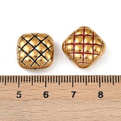 304 Stainless Steel Enamel Waffle Beads&nbsp;STAS-Z140-18G