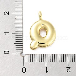Rack Plating Brass Balloon Letter Pendants&nbsp;KK-C050-01G-Q