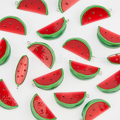 100Pcs DIY Watermelon Shape Dangle Earring Making Kits&nbsp;DIY-NB0005-30