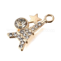 Alloy Rhinestone Pendants&nbsp;FIND-E049-09KCG