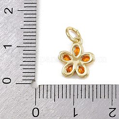 Brass Micro Pave Cubic Zirconia Pendants&nbsp;KK-A269-03A-G02
