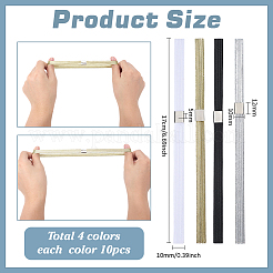 40Pcs 4 Colors Elastic Rubber Cord&nbsp;HJEW-PH02432