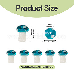 1Strand Handmade Lampwork Beads Strands&nbsp;LAMP-TA0001-84G