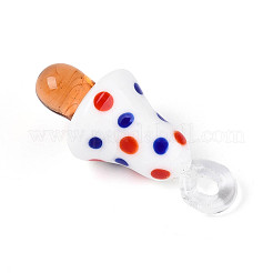 Handmade Lampwork Pendants&nbsp;LAMP-T025-05M