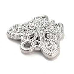 Silver Alloy Charms&nbsp;PALLOY-U003-08A-S