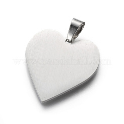 Tarnish Resistant 304 Stainless Steel Pendants&nbsp;STAS-F214-02P