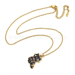 201 Stainless Steel Cable Chain Necklaces&nbsp;NJEW-G138-01G
