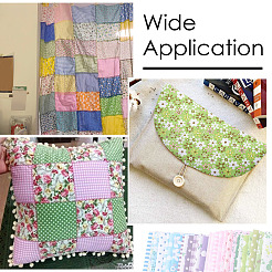 4 Sets 4 Colors Cotton Fabric&nbsp;AJEW-TA0001-97