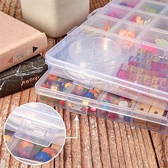 2Pcs 2 Style Transparent Plastic Bead Containers&nbsp;CON-SZ0001-29