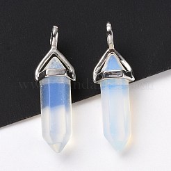 Opalite Pointed Pendants&nbsp;G-K329-21P