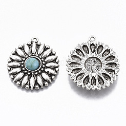 Tibetan Style Alloy Pendants&nbsp;X-PALLOY-R113-007-RS
