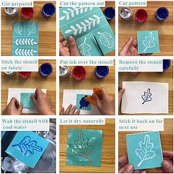 Self-Adhesive Silk Screen Printing Stencil&nbsp;DIY-WH0173-008