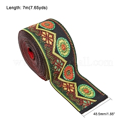 Embroidery Polyester Ribbon&nbsp;SRIB-WH0006-05