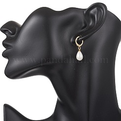 Shell Pearl Leverback Earrings&nbsp;EJEW-JE06905