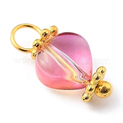 Electroplate Glass Charms&nbsp;PALLOY-JF00464-M