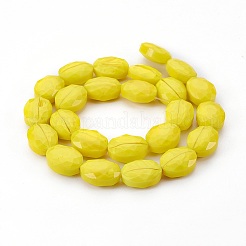 Pearl Luster Plated Glass Bead Strands&nbsp;EGLA-E037-PL01