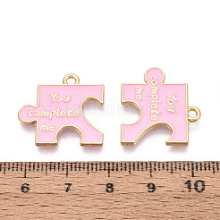 Alloy Enamel Pendants&nbsp;ENAM-T024-14B-G