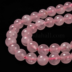 Natural  Rose Quartz Beads Strands&nbsp;X-G-L104-8mm-01