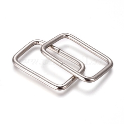 Iron Rectangle Buckle Ring&nbsp;LS-IFIN-WH0051-78A