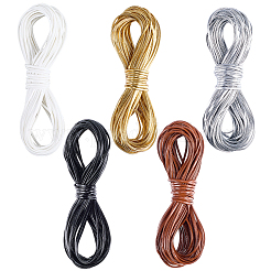 49M 5 Colors Flat PU Leather Cord&nbsp;LC-CL0001-09A