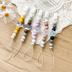 12Pcs 12 Style Whale/Dolphin/Sea Dog Food Grade Eco-Friendly Silicone Beads&nbsp;SIL-FH0001-11