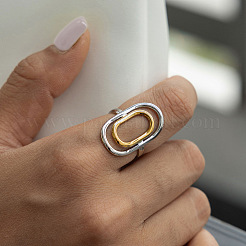 304 Stainless Steel Cuff Open Rings for Women&nbsp;IS9172