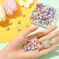 90Pcs 3 Styles Handmade Polymer Clay Beads&nbsp;CLAY-YW0002-37