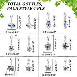 Evil Eye Pendant Decorations&nbsp;HJEW-CA0001-37