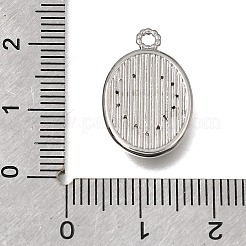 Brass Micro Pave Clear Cubic Zirconia Pendants&nbsp;KK-K427-36P
