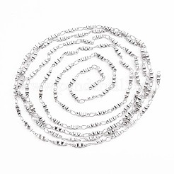 201 Stainless Steel Glasses Shape & Oval Link Chains&nbsp;STAS-N092-113