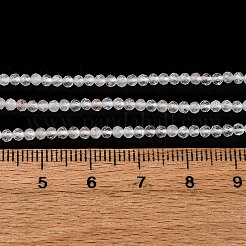 Natural Quartz Crystal Beads Strands&nbsp;G-L629-B07-2mm