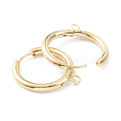201 Stainless Steel Huggie Hoop Earring Findings&nbsp;STAS-P283-01K-G