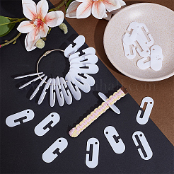 28Pcs Acrylic Band Weaving Width Gauge&nbsp;AJEW-OC0013-96A