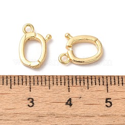 Brass Fold Over Clasps&nbsp;KK-H483-06A
