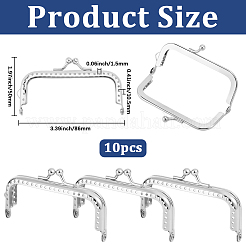 10Pcs Iron Kiss Lock Purse Frames&nbsp;FIND-BBC0005-18