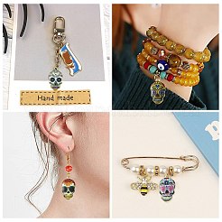Alloy Enamel Pendants&nbsp;ENAM-CJ0001-37