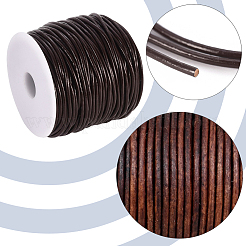 1 Roll Cowhide Leather Jewelry Cord&nbsp;WL-CL0001-03A-02