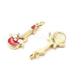 Brass Enamel Pendants&nbsp;KK-L237-011G
