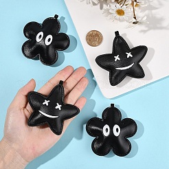 4Pcs 2 Styles Imitation Leather Pendants&nbsp;FIND-YW0007-59
