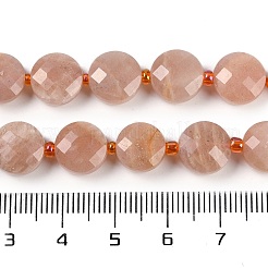 Natural Peach Moonstone Beads Strands&nbsp;G-B094-A04-01