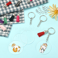 DIY Blanks Vinyl Charm Keychain Making Kit&nbsp;DIY-CJ0002-19