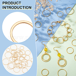36Pcs 3 Style 201 Stainless Steel Linking Rings&nbsp;STAS-BC0003-60