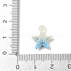 Spray Painted Alloy Pendants&nbsp;PALLOY-S038-05A