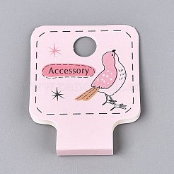 Fold Over Cardboard Paper Jewelry Display Cards for Necklace & Bracelet Storage&nbsp;CDIS-N004-16