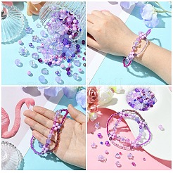 DIY Acrylic & Seed Beaded Stretch Bracelet Making Kit&nbsp;DIY-YW0008-80