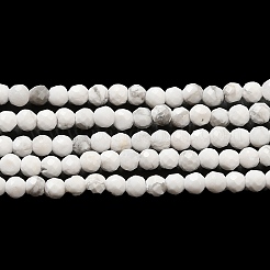 Natural Howlite Beads Strands&nbsp;G-E608-A01-A