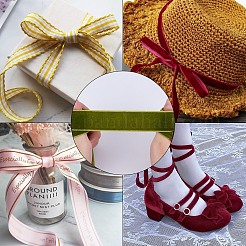 Velvet Ribbon&nbsp;SRIB-WH0006-18H