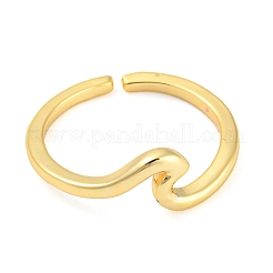 Rack Plating Brass Cuff Rings&nbsp;RJEW-G292-02G